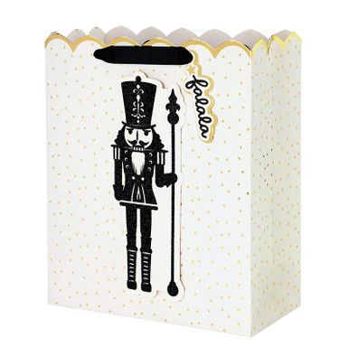 Large Gift Bag-Nutcracker/Gold Stars
