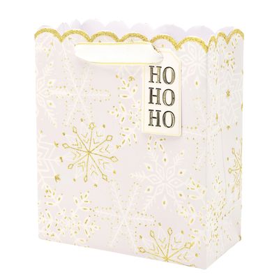 Small Gift Bag-Snowflakes