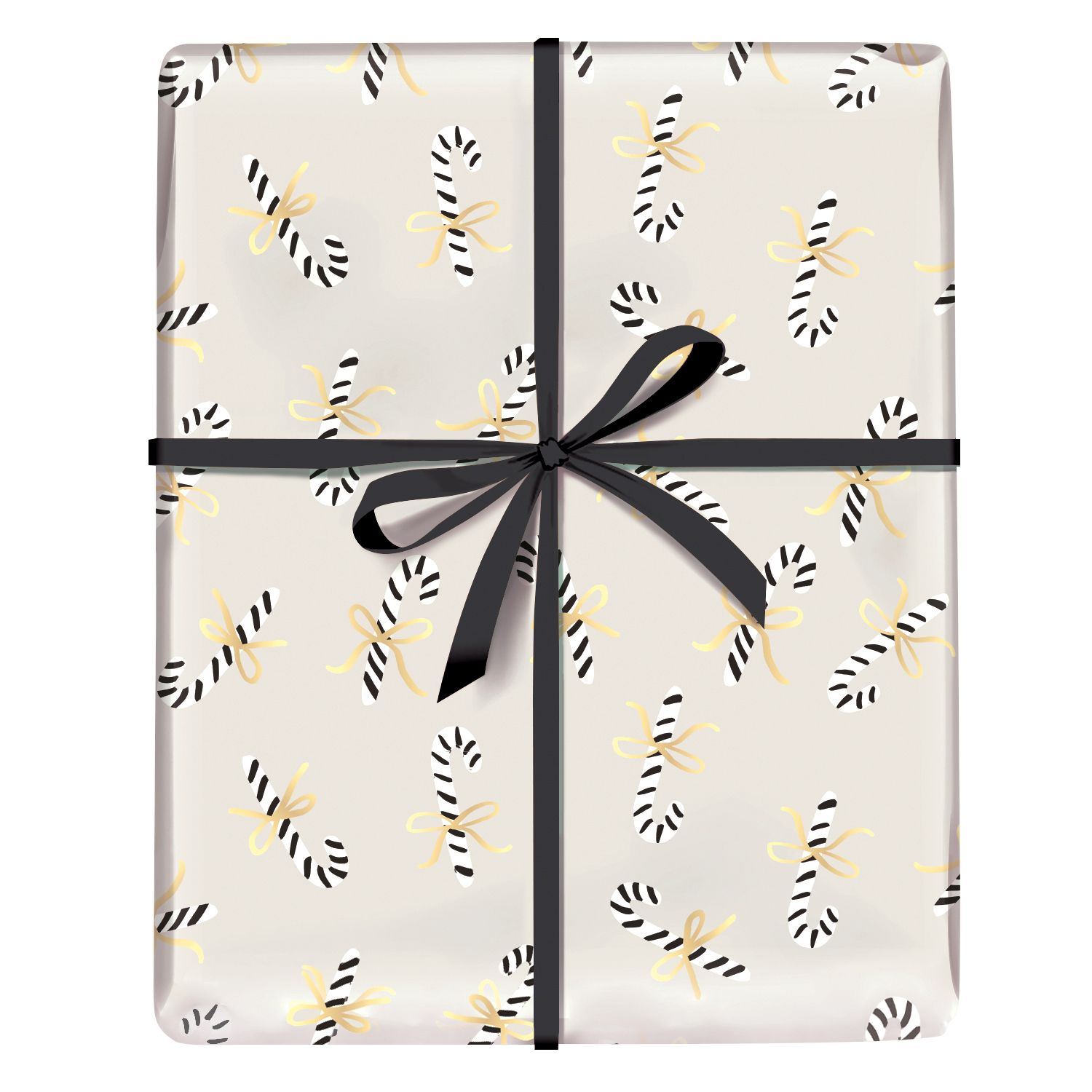 Candy Canes Wrap Paper