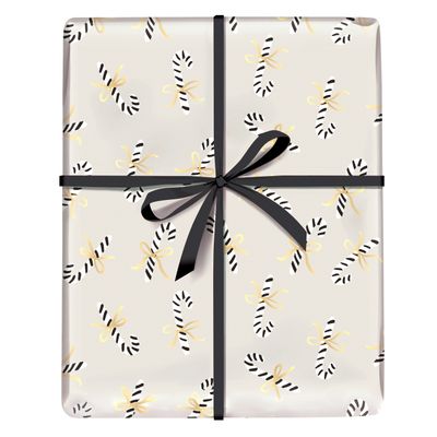 Candy Canes Wrap Paper