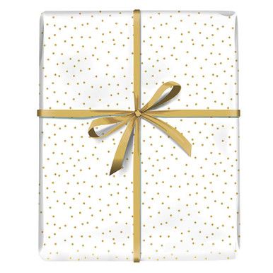 Gold Dot Wrapping Paper
