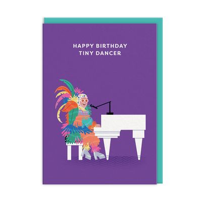 Elton John Greeting Card
