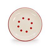 Dan Pelosi x CCH Tomato Coupe Dinner Plate Red Rim