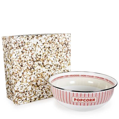 Showtime Enamelware Popcorn Bowl