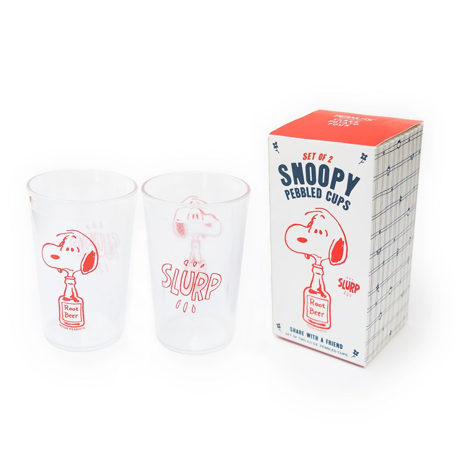 3P4 X Peanuts® - Snoopy Root Beer Pebbled Cup