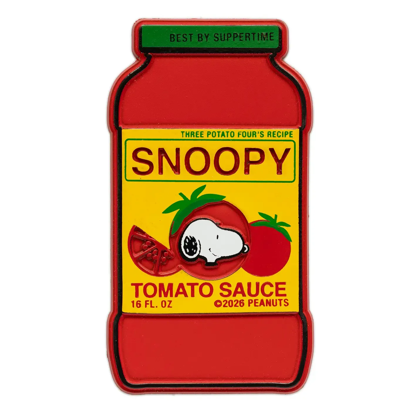 3P4 X Peanuts® Grocery - Snoopy Tomato Classic Fridge Magnet