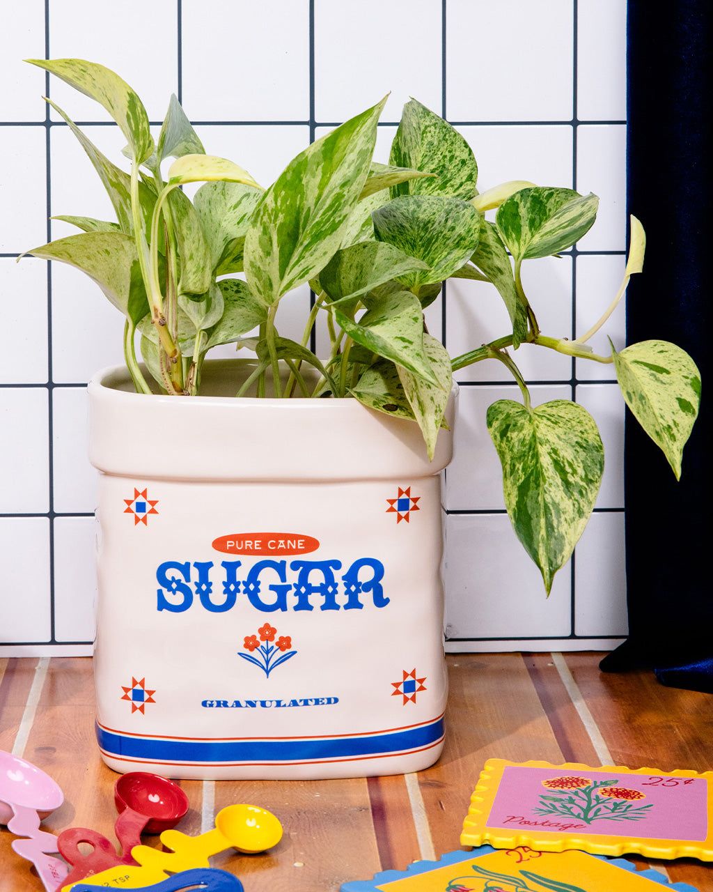 Ceramic Planter Sugar Jar