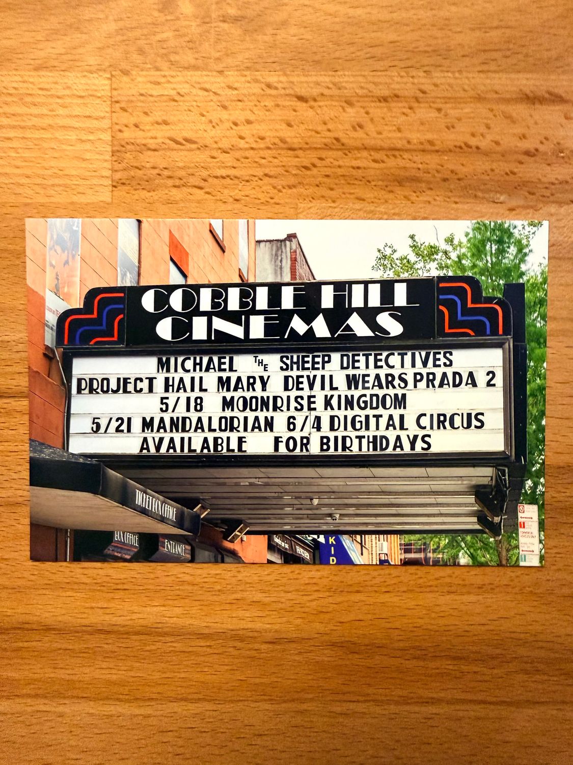 Cobble Hill Cinema Brooklyn Postcard