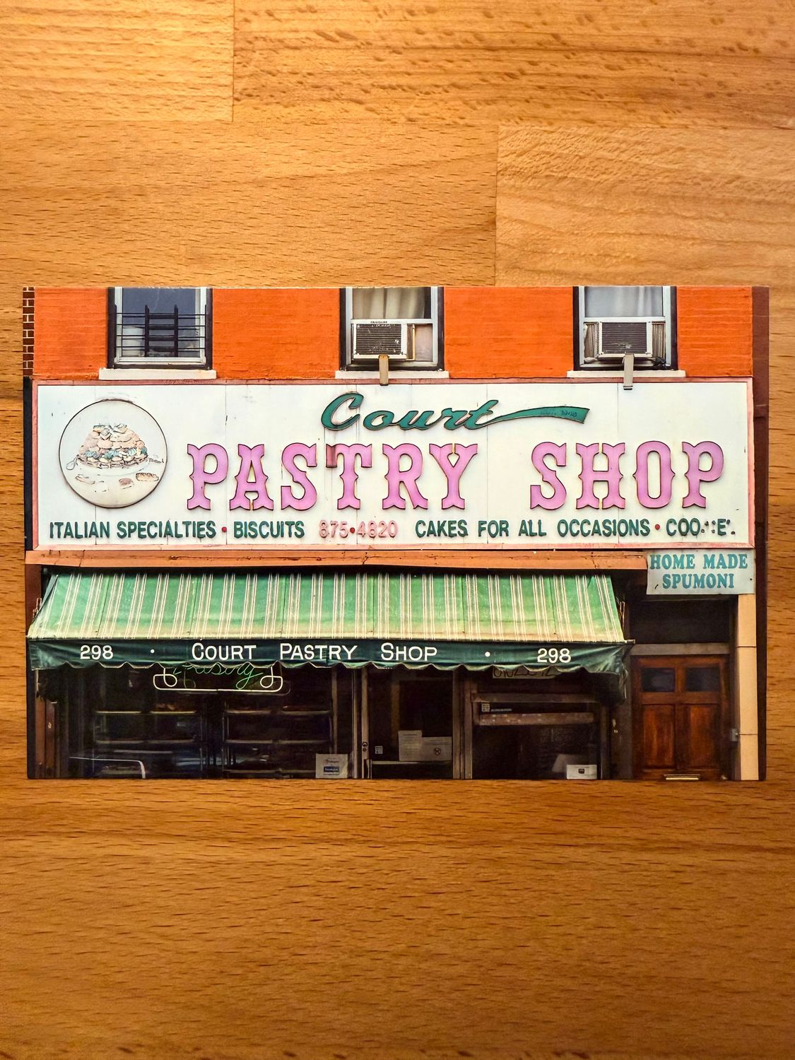 Court Street Pastry Brooklyn Postcard