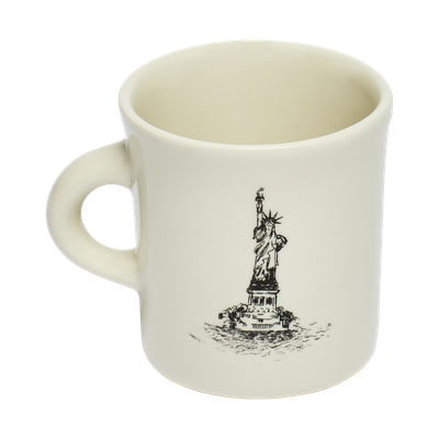 NYC Toile Liberty Dog Mug 8.75oz