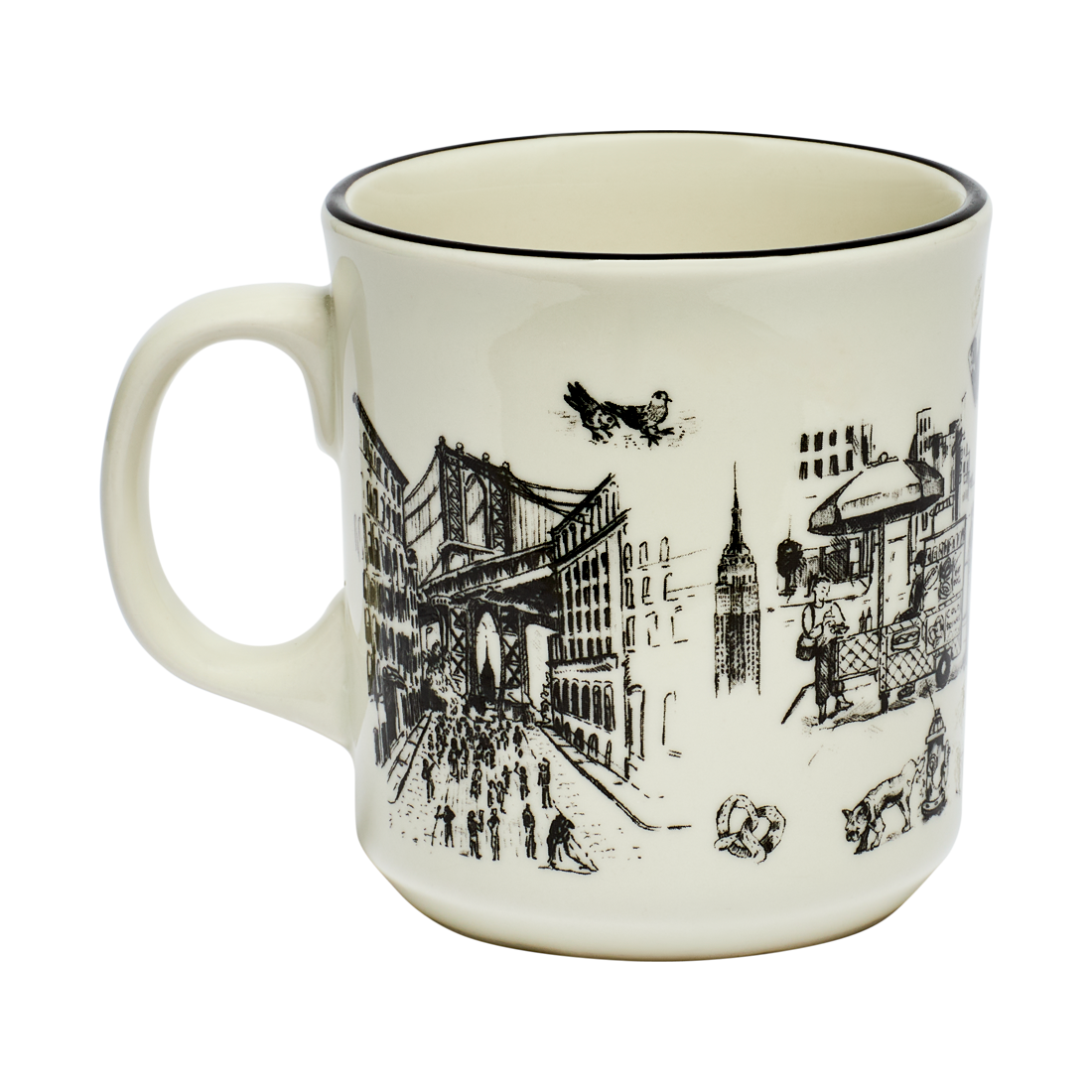 NYC Toile Jumbo Mug 15oz