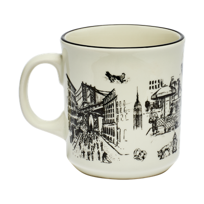 NYC Toile Jumbo Mug 15oz