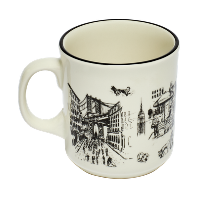 NYC Toile Jumbo Mug 15oz