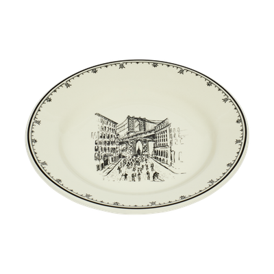 NYC Toile Dumbo Plate 8.25"