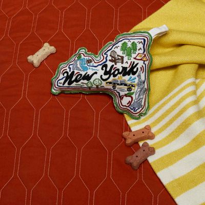 Wish You Were Here Dog Toy New York