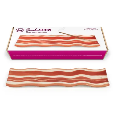 Smoke Show Ceramic Incense Holder Bacon
