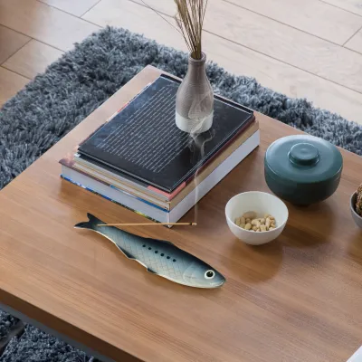 Reel Calm Ceramic Incense Holder Sardine Fish