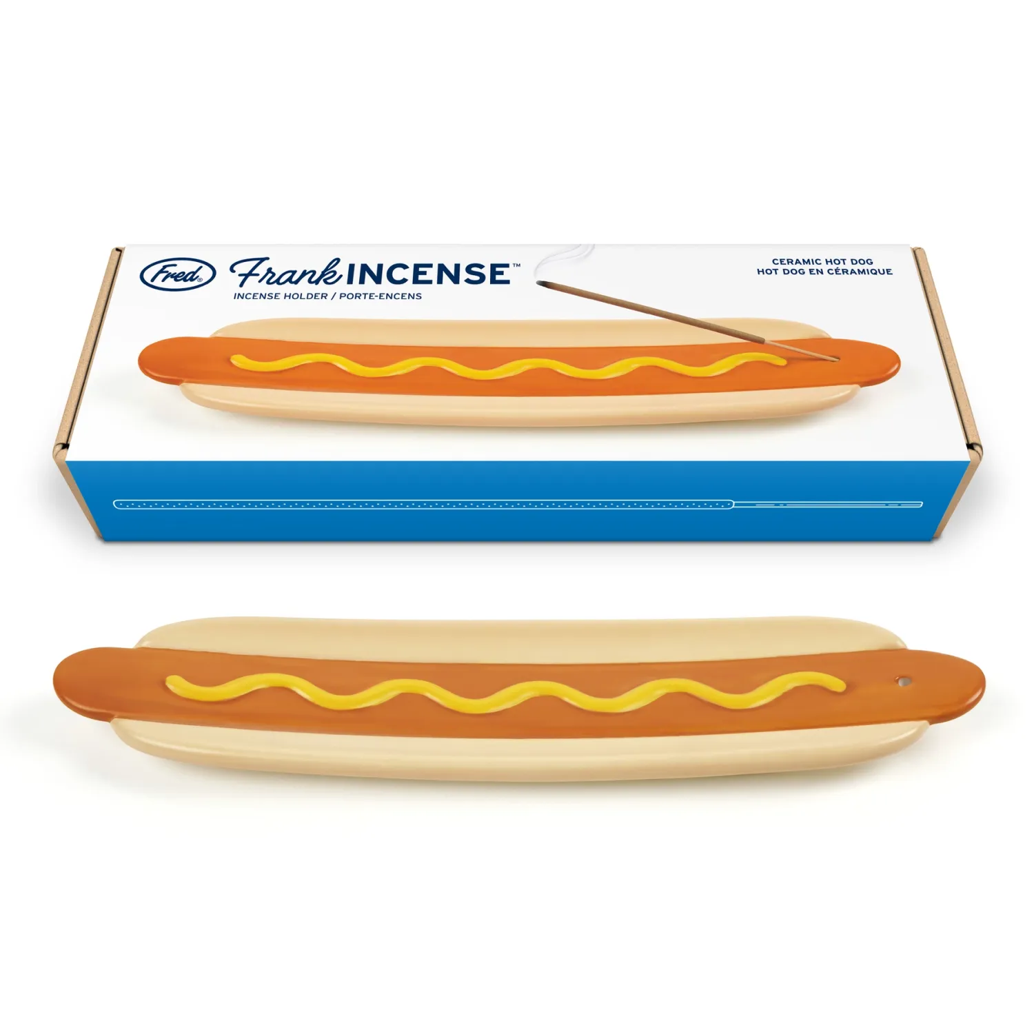 Frank Ceramic Incense Holder Hot Dog