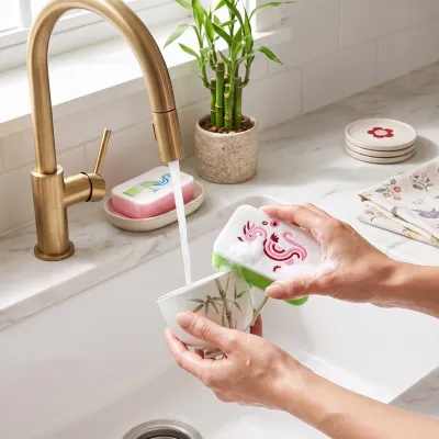 Play Dirty Mahjong Tile Kitchen Sponges