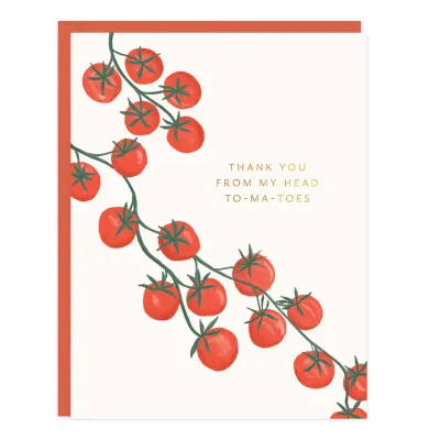 Thanks Tomatoes Card