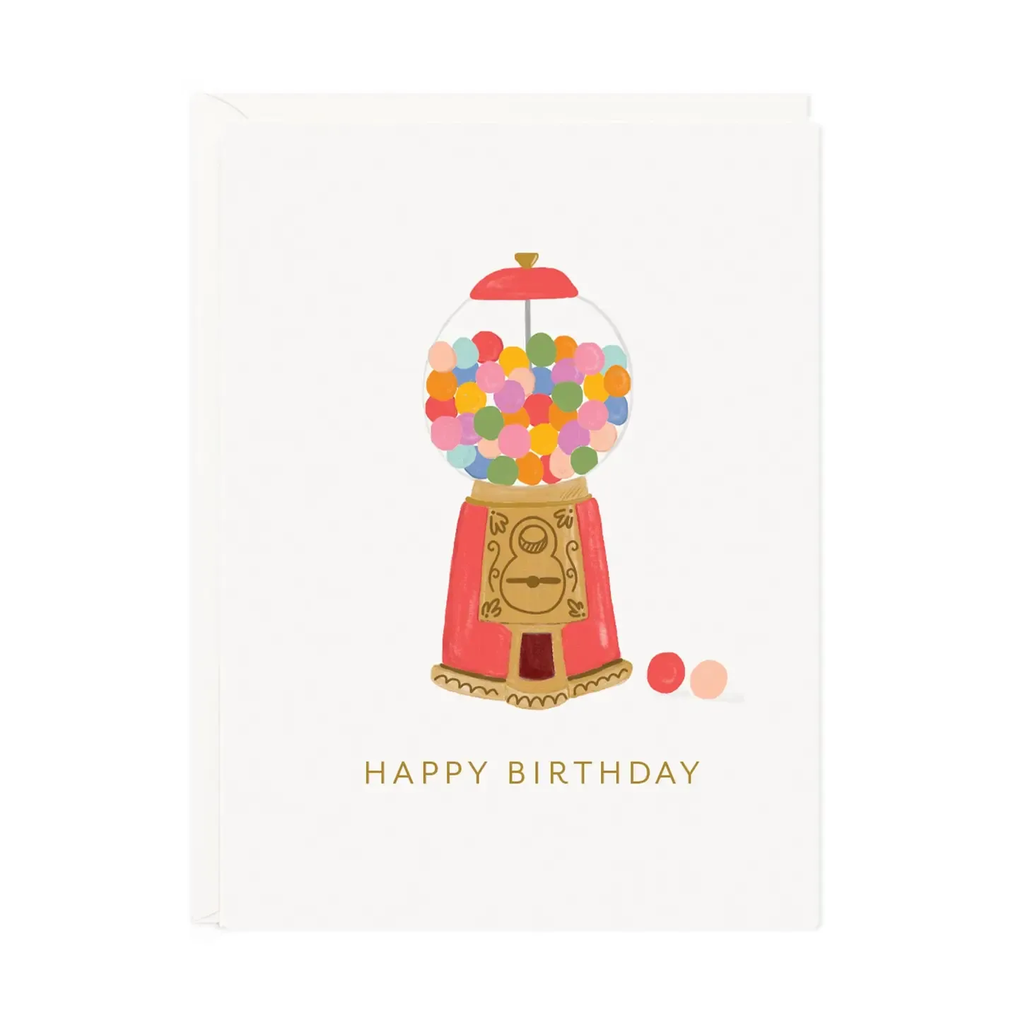 Gumball Machine Birthday Card