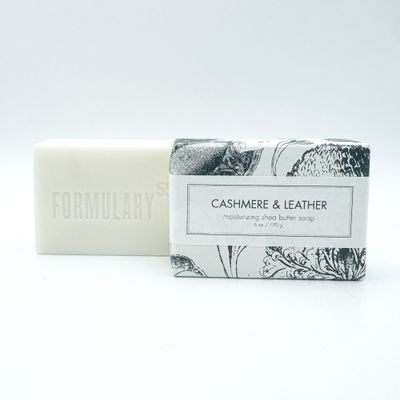 Cashmere &amp; Leather - 6oz Shea Butter Bar Soap