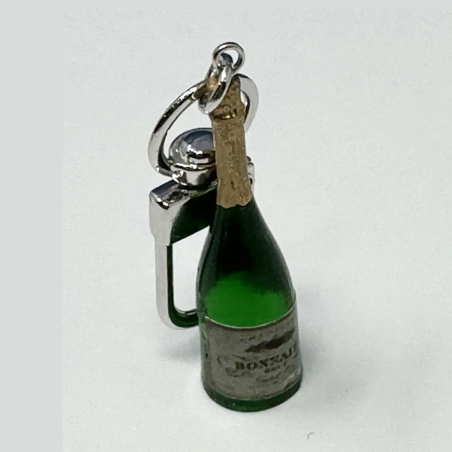 Champagne Bottle Keychain
