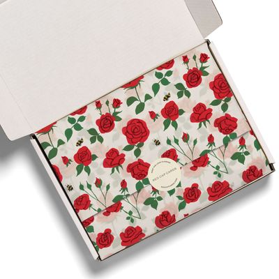 Blooming Roses Tissue Paper