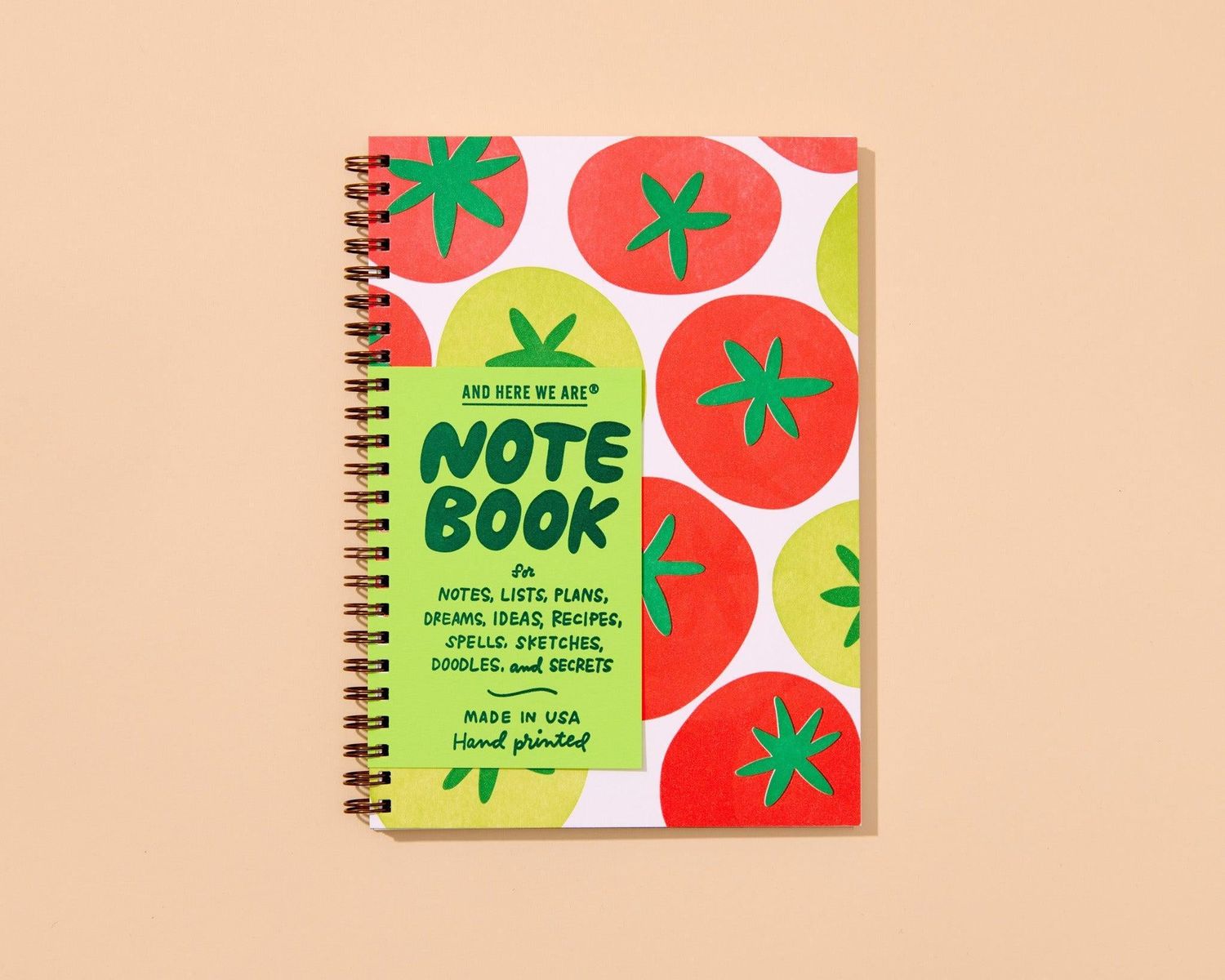 Tomato (Summer Garden) Spiral Notebook
