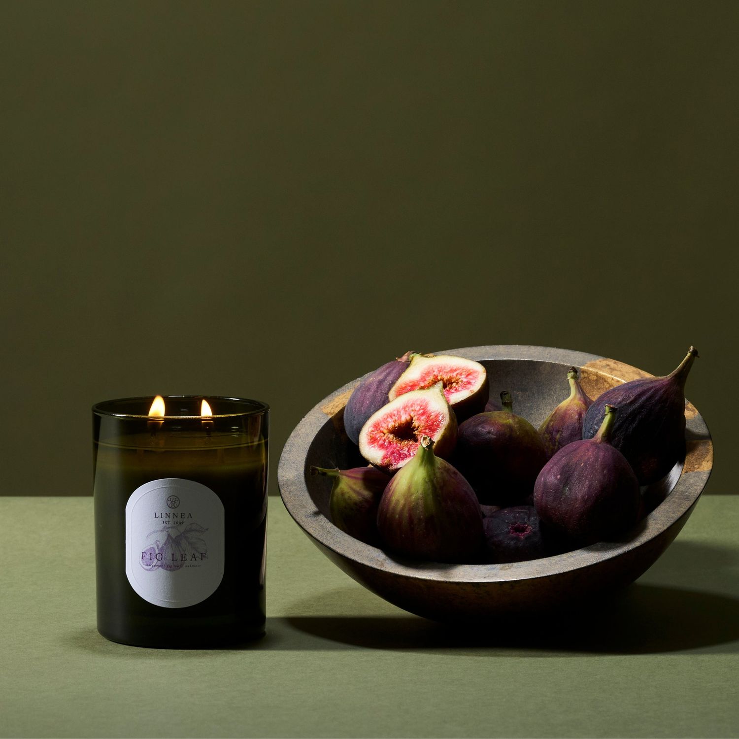 Fig Leaf Large Candle