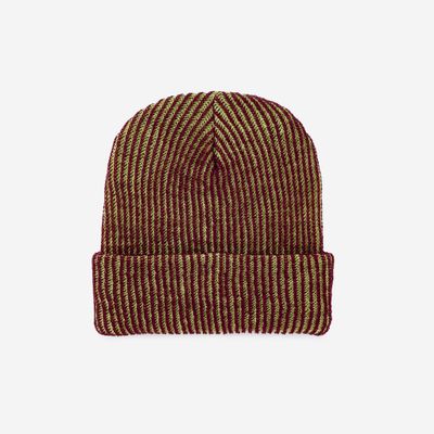 Simple Rib Beanie Moss Jade
