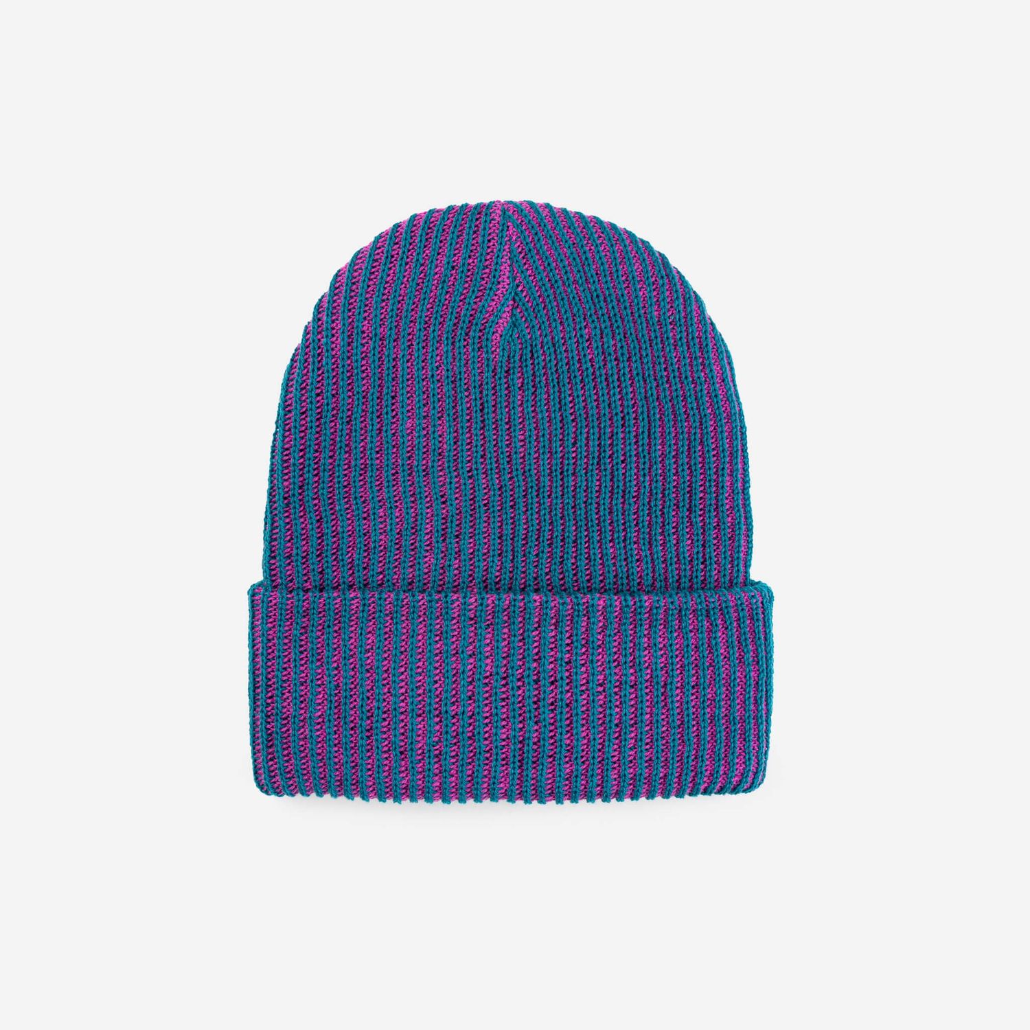 Simple Rib Beanie Moss Jade
