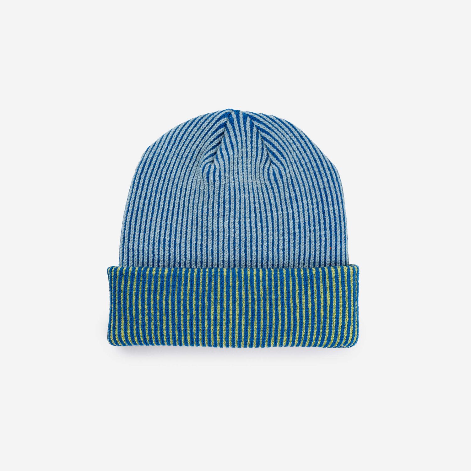 Pinstripe Plush Beanie Poppy