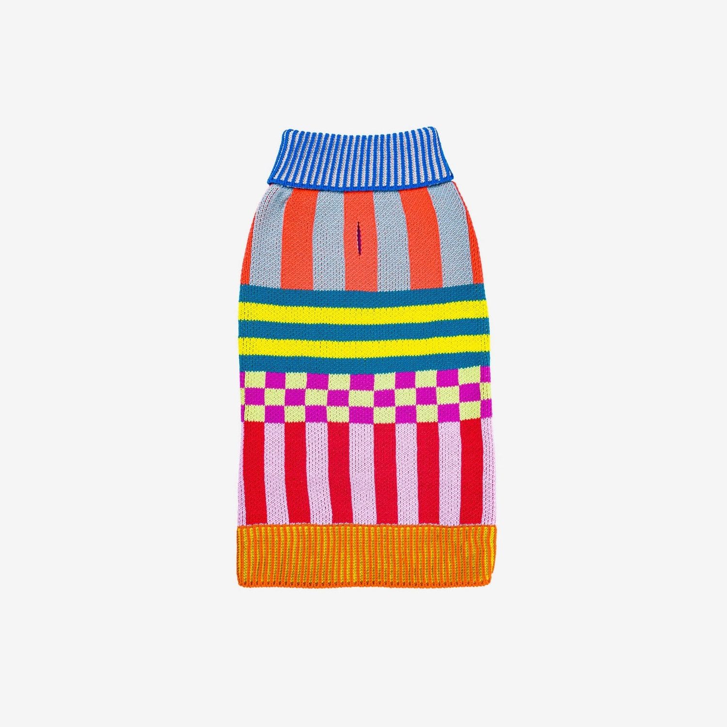 Color Patch Dog Sweater Sport