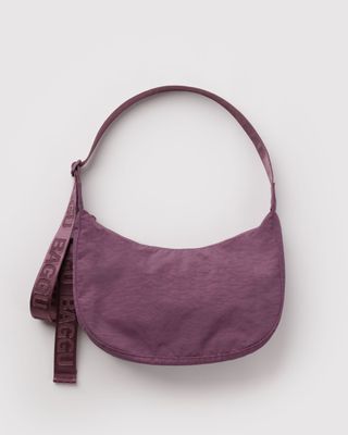 Baggu Medium Nylon Crescent Bag Wild Plum