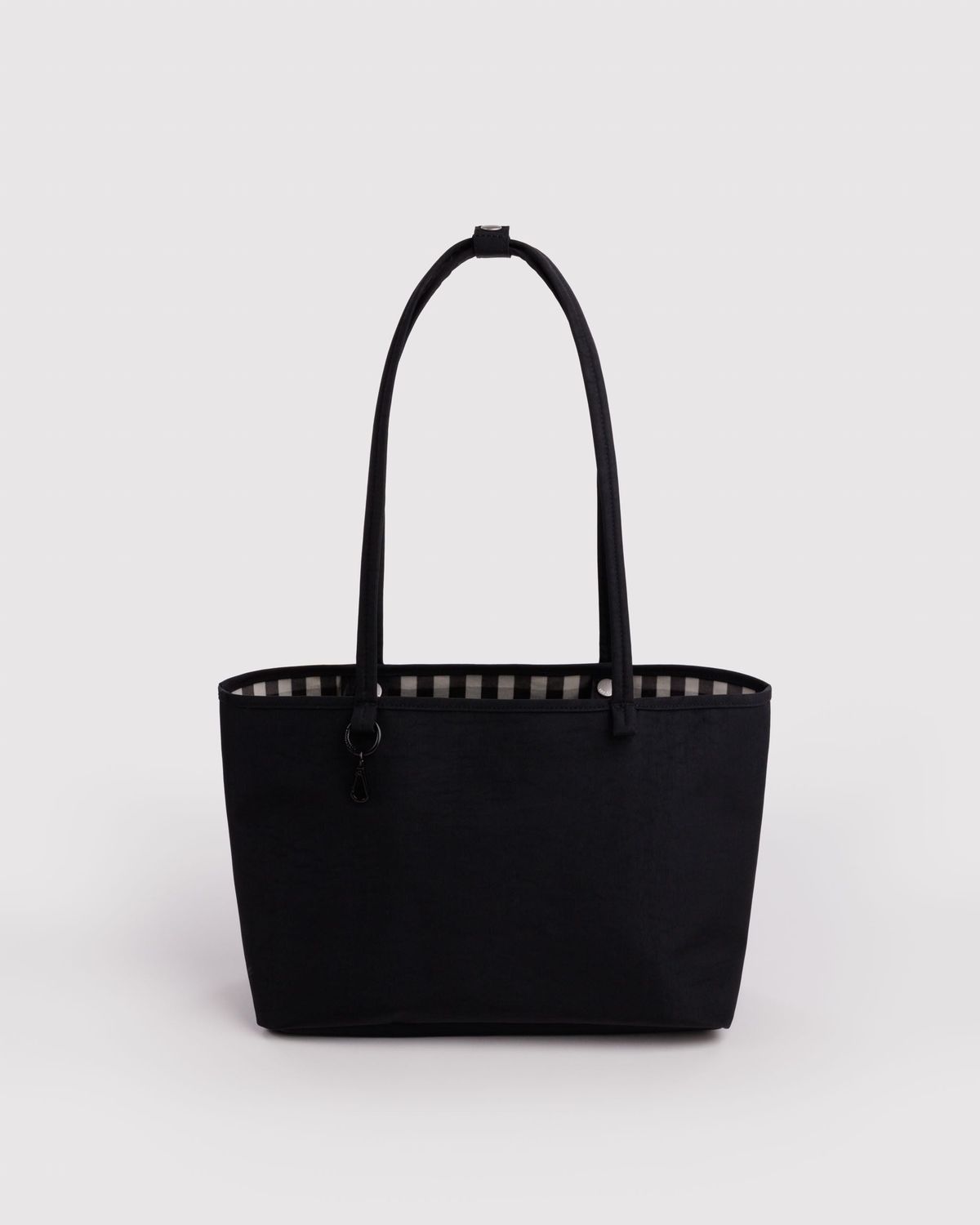 Medium Nylon Reversible Tote Black Mix