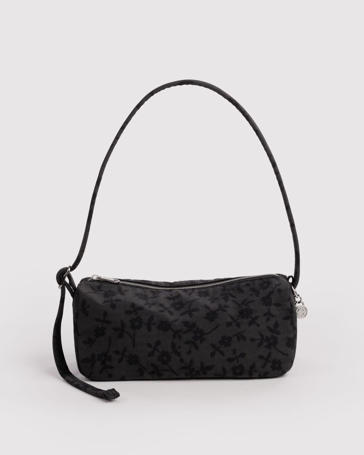 Nylon Loaf Bag Charcoal Ditsy Floral