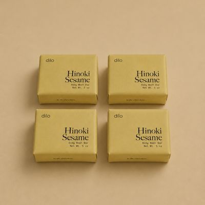Hinoki Sesame Body Soap Bar