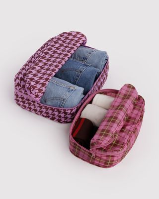 Baggu Packing Cube Set Check Mix