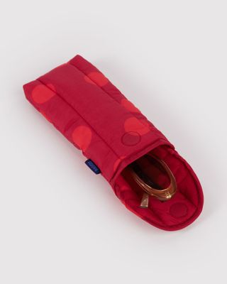 Baggu Puffy Glasses Sleeve Red Polka Dot