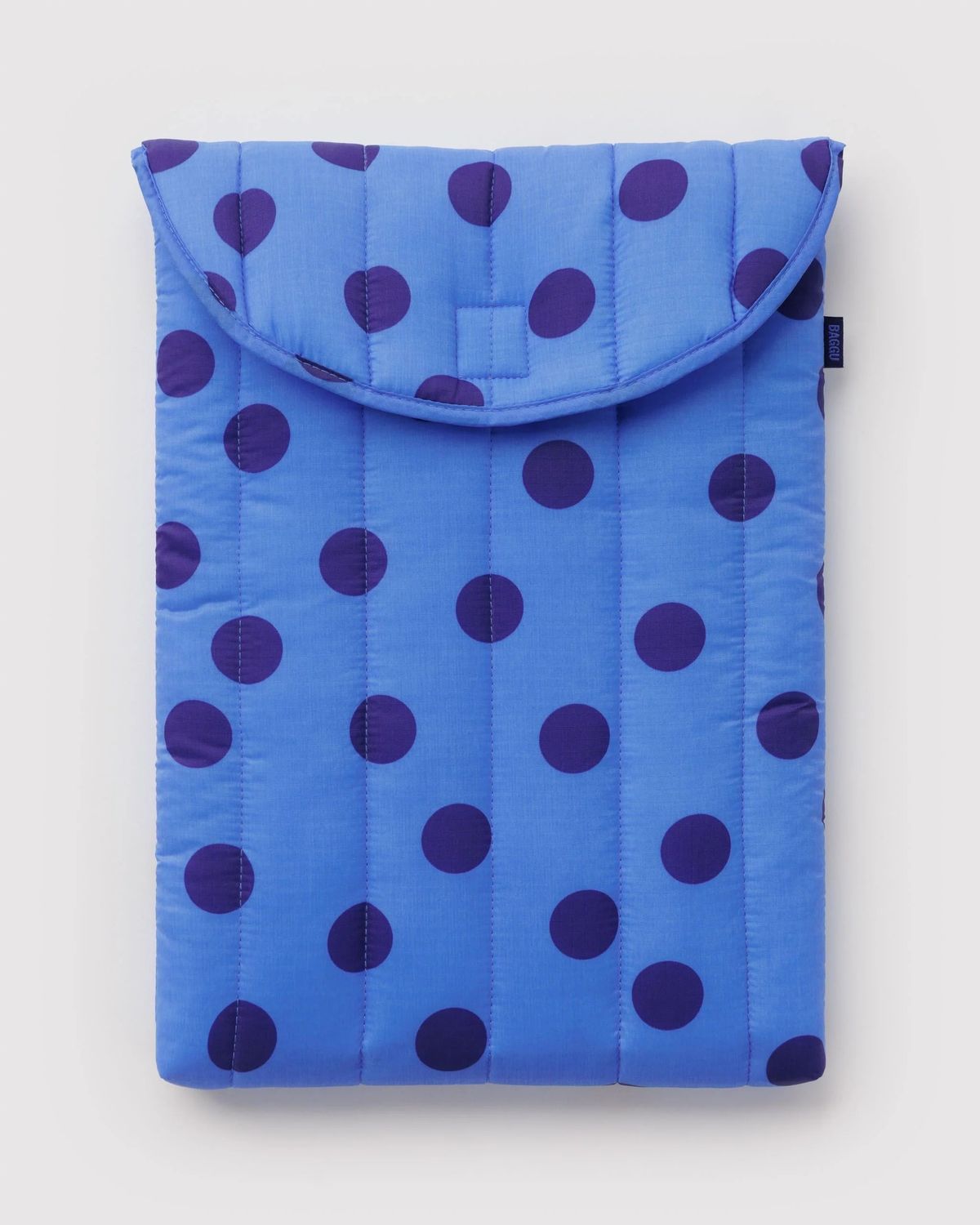 Baggu Puffy Laptop Sleeve Blue Polka Dot 16"
