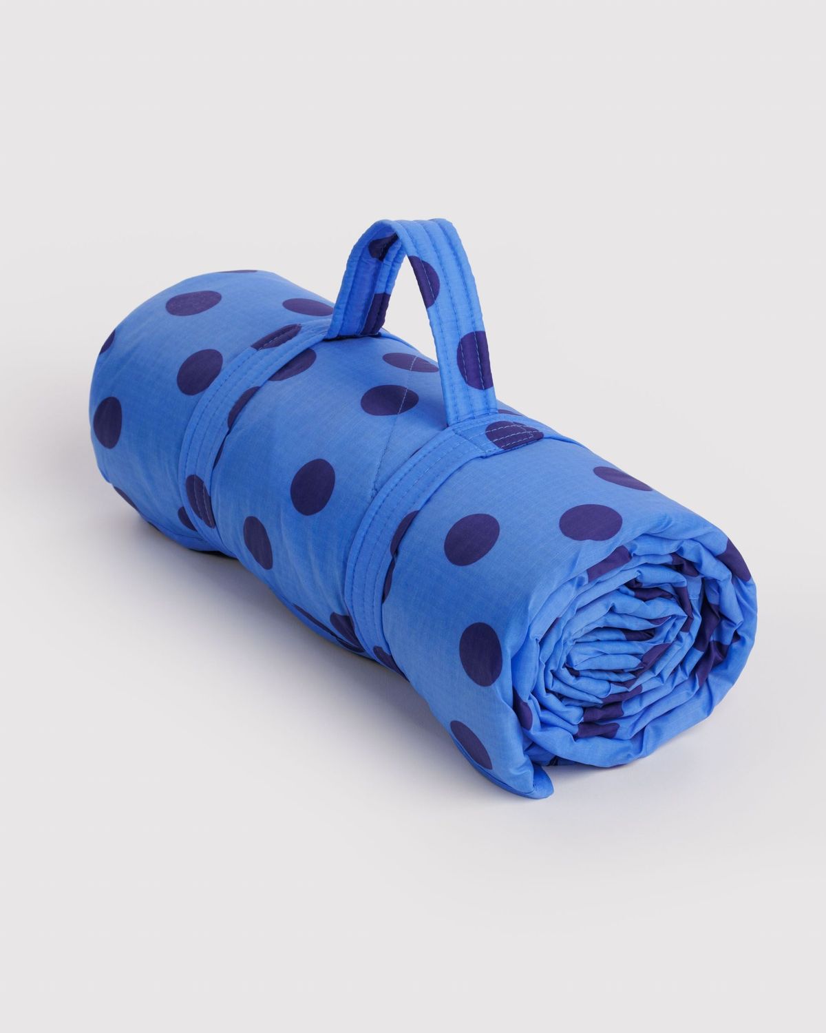 Baggu Puffy Picnic Blanket Blue Polka Dot