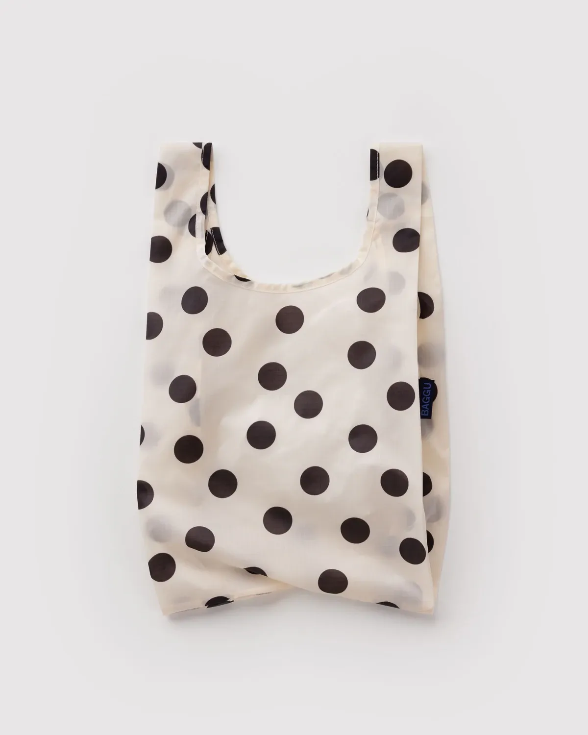 Baggu Reusable Baby Bag Cream &amp; Black Polka Dot