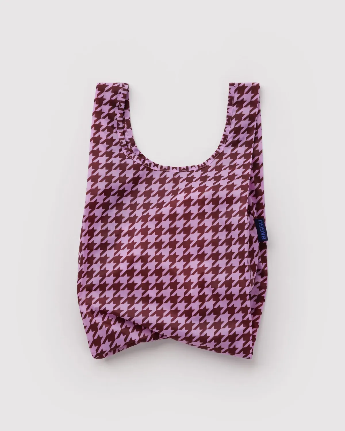 Baggu Reusable Baby Bag Pink Houndstooth