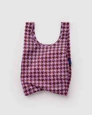Baggu Reusable Baby Bag Pink Houndstooth
