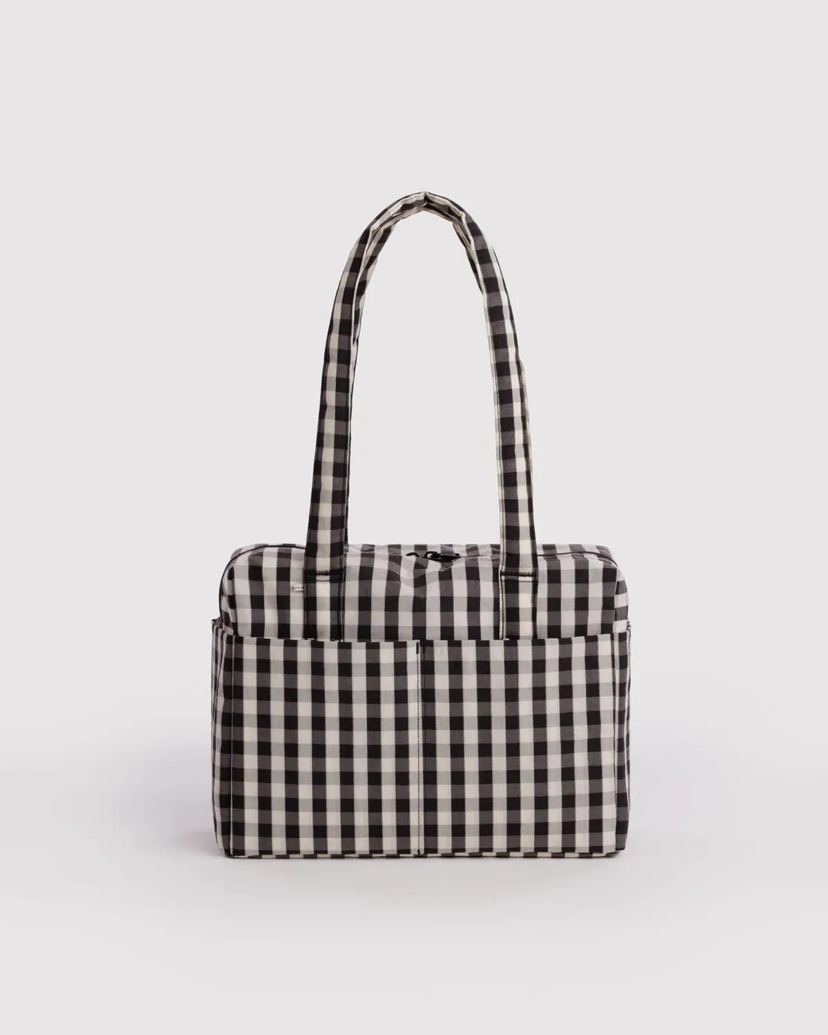 Everyday Cloud Bag Black &amp; Cream Gingham