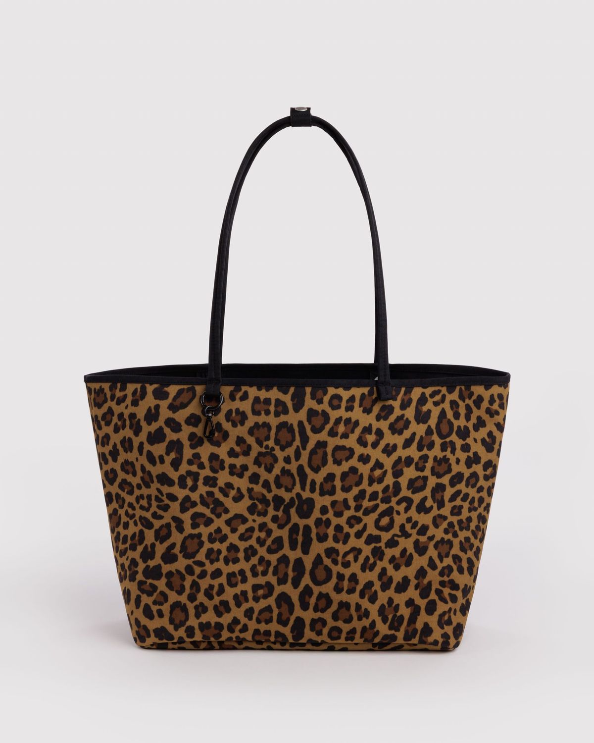 Large Reversible Tote Nylon Leopard Mix