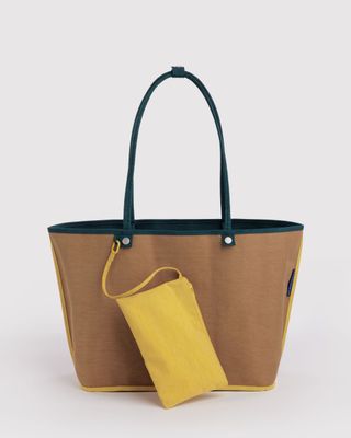 Large Reversible Tote Nylon Deep Sea Mix