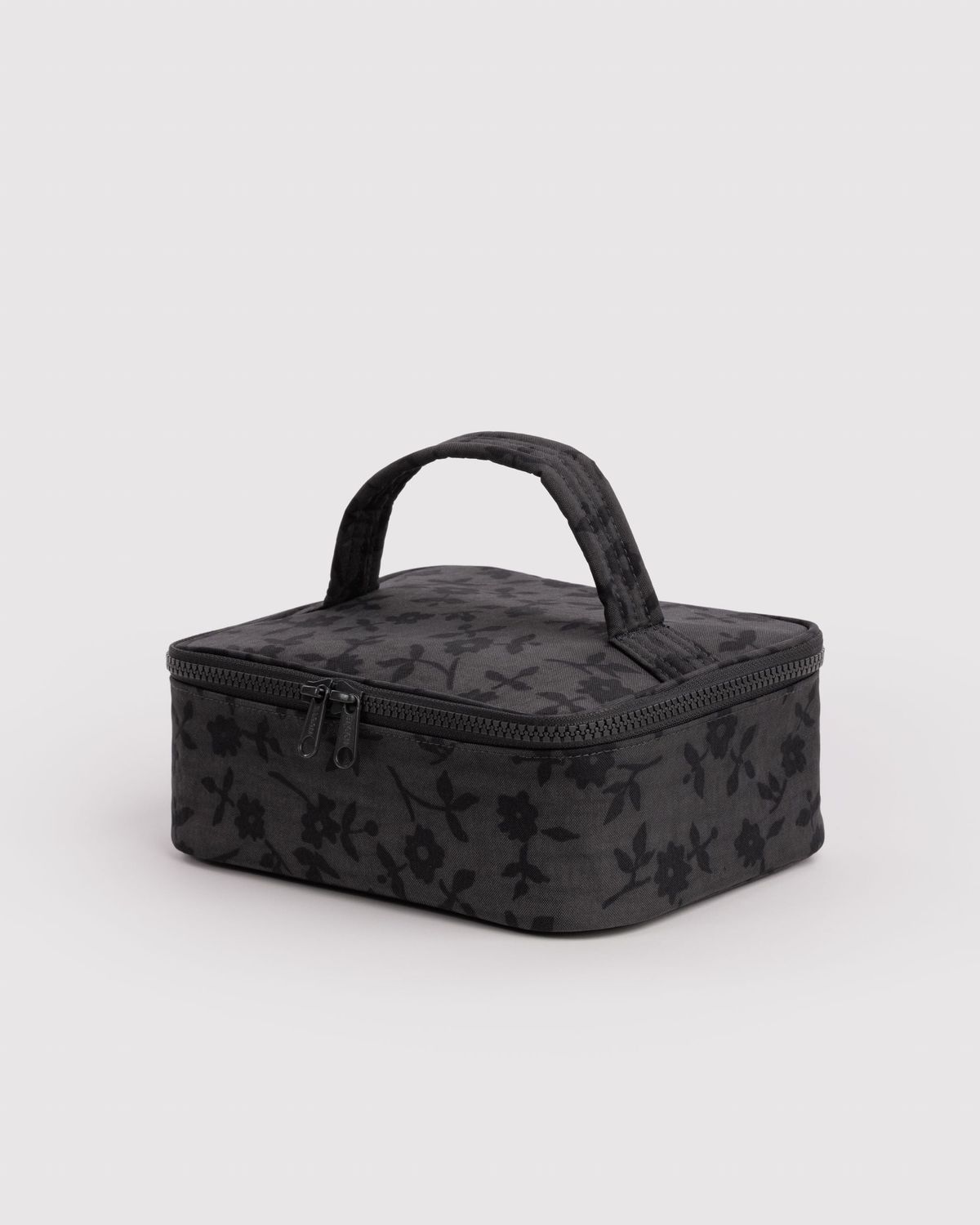 Baggu Small Cosmetic Case Charcoal Ditsy Floral