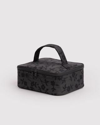 Baggu Small Cosmetic Case Charcoal Ditsy Floral